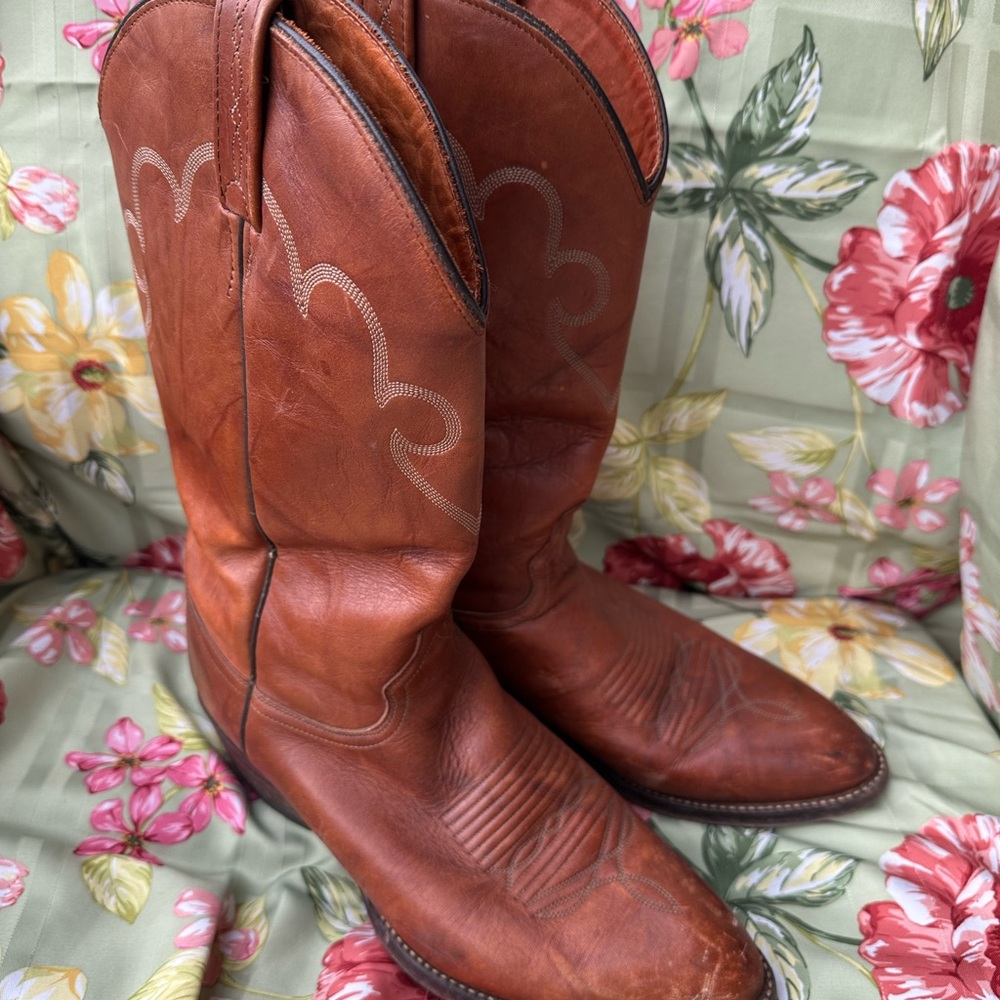 J. Chisholm Men's Brown Leather Boots